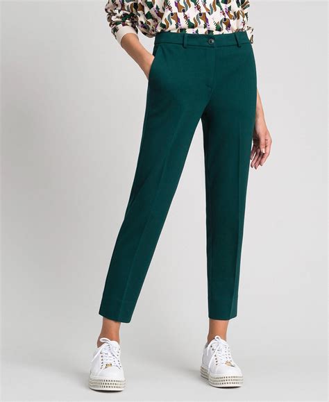 pantalone verde donna elegante gucci|Pantaloni GUCCI da Donna .